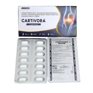 Joint Support Tablets | Cartilage Strength, Sodium Hyaluronate, Flexibility Support, Bone & Joint Health, Vitamin C Enriched,Collagen Peptide